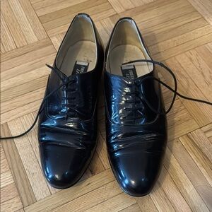 Tricker's Men's Black Leather Dress Shoes